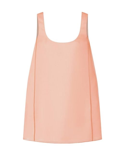 Khaite Pink Pranta Silk-Organza Mini Dress