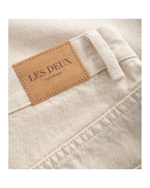 Les Deux White Straight-Leg Jeans for men