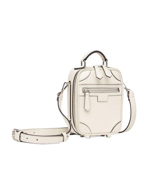 Fendi White Travel Mini Crossbody Bag for men