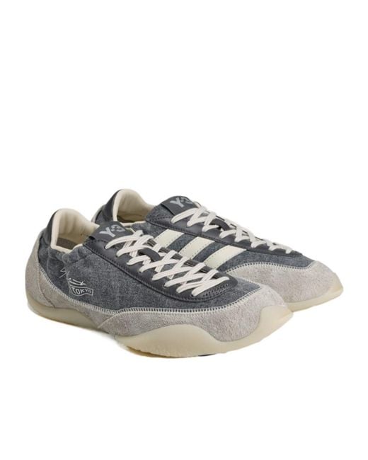 Y-3 Gray Tokyo Warped Shoes