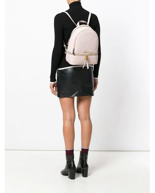 MICHAEL Michael Kors Pink Rhea Medium Backpack