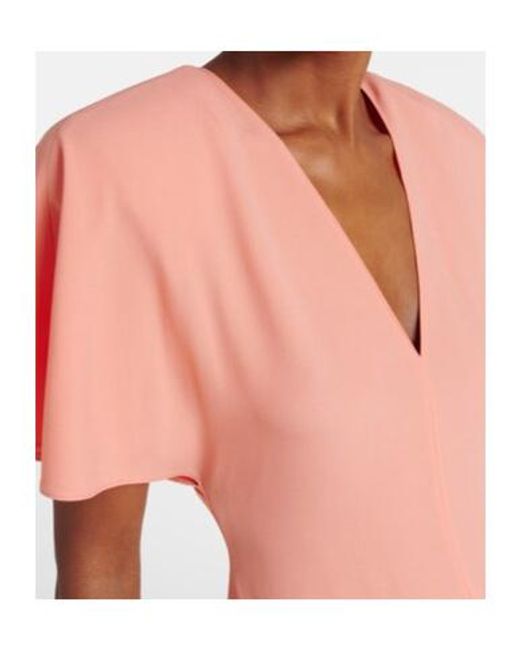 Stella McCartney Pink Draped Cocktail Dress