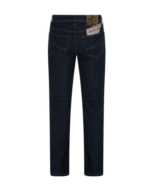 Jacob Cohen Blue Classic Straight-Leg Jeans for men