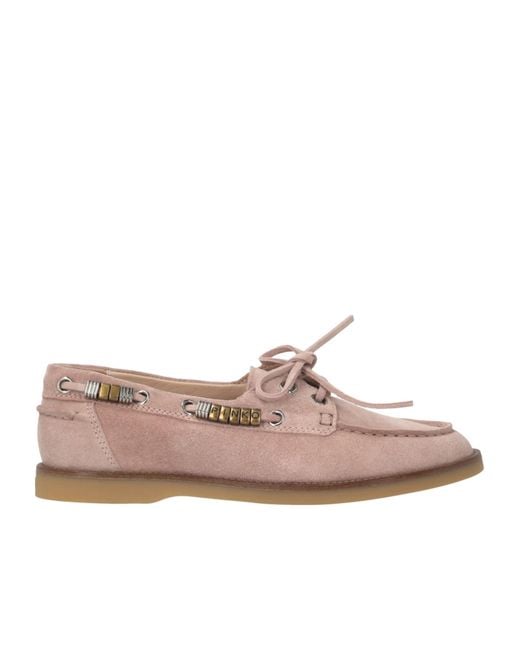 Pinko Pink Grace 01 Lace-Up Loafers