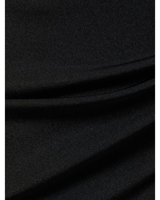 GIUSEPPE DI MORABITO Black Lycra Mini Skirt