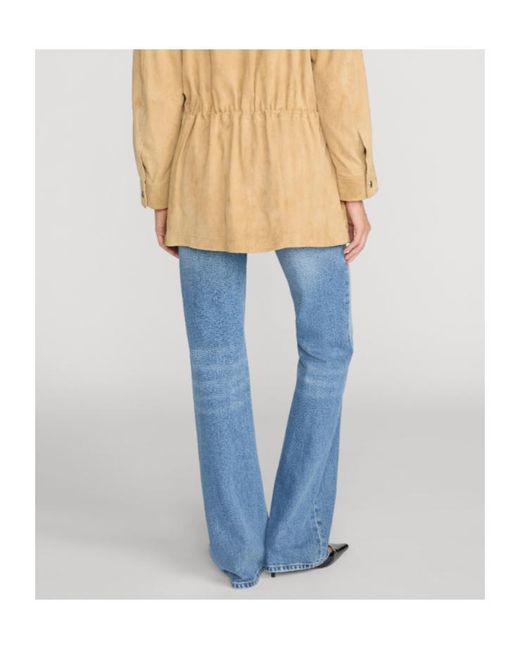 FRAME Blue Belt-Loop Jeans