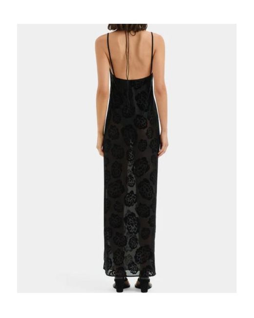 vittoria midi dress black Rails Vittoria Long Sleeve Double Organic Cotton Gauze Midi Dress In Black - 66% Off