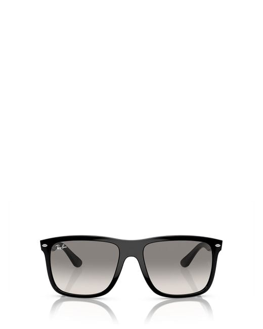 Ray-Ban Gray Square-Frame Sunglasses for men