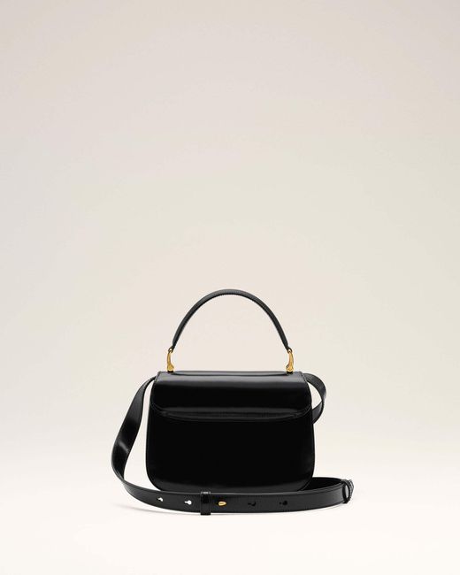 AMI Black Ami Top Handle Paris Paris Bag for men