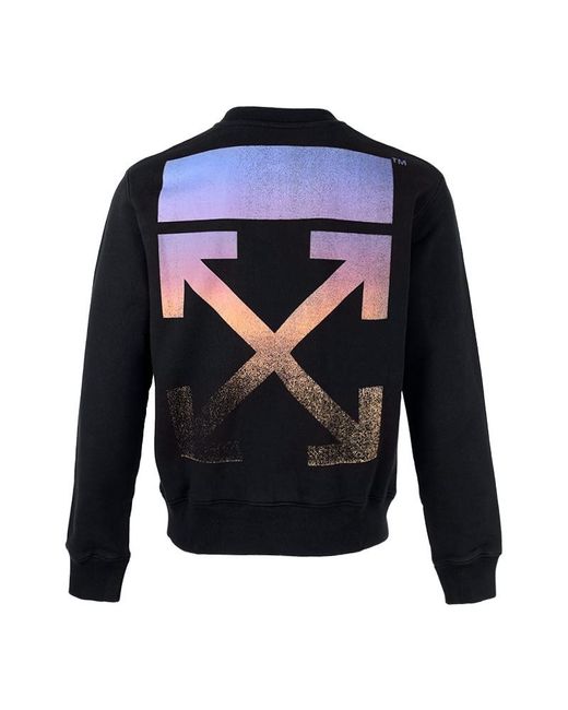 Off-White c/o Virgil Abloh Blue Dégradé Arrow Sweatshirt for men