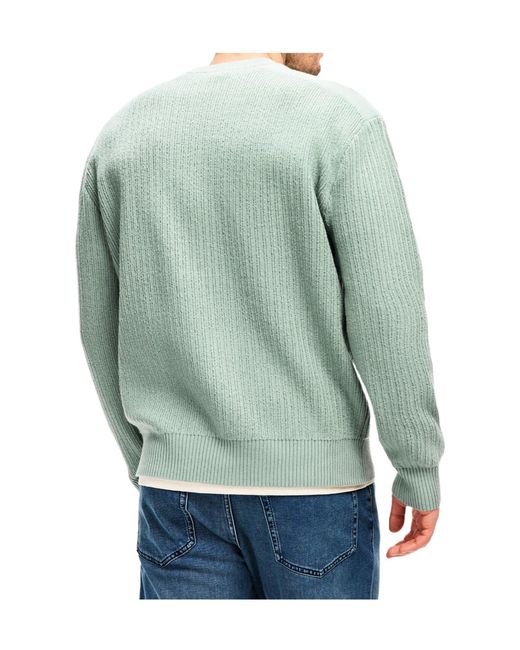 Boss Green High-Neck Long-Sleeve Knit Sweater for men