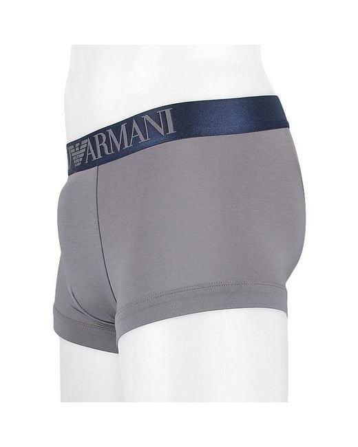 Emporio Armani Gray Logo Underwear for men