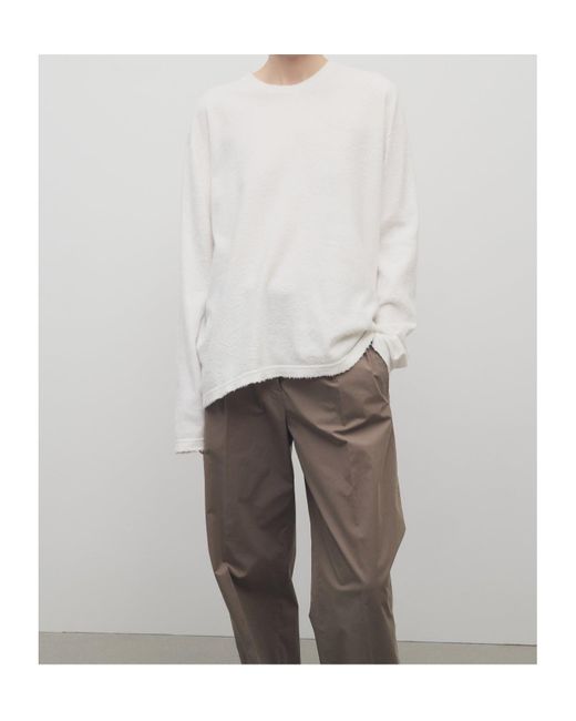 The Row White Long-Sleeved Tops