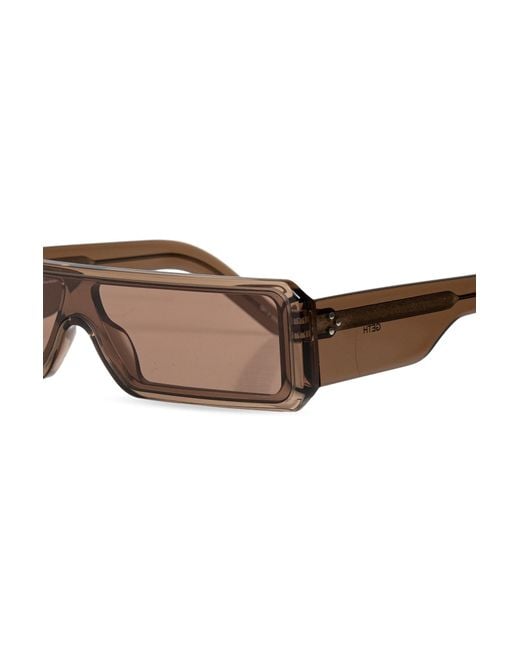Rick Owens Multicolor Rectangular Frame Sunglasses for men