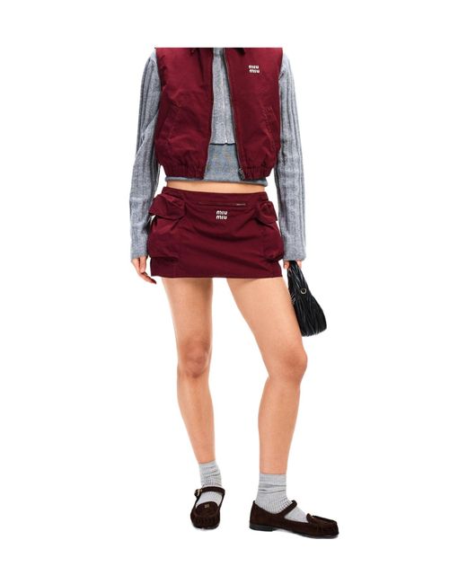 Miu Miu Collared Sleeveless Vest