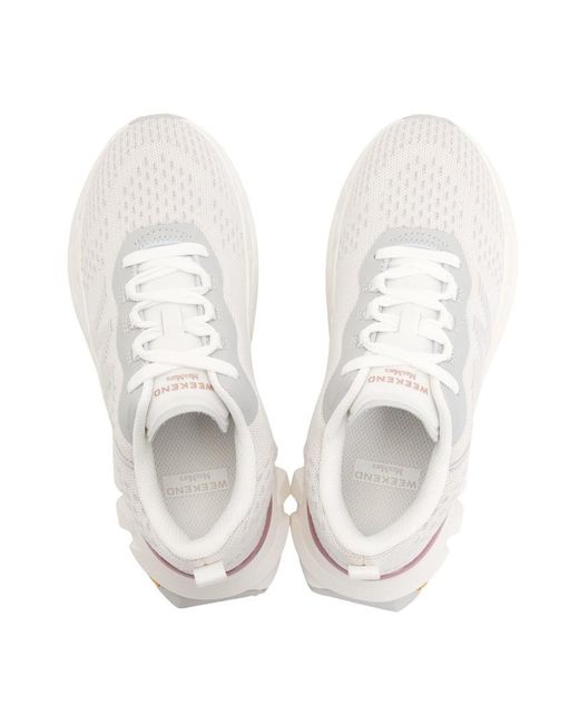 Weekend by Maxmara White Lace-Up Sneakers