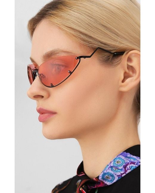 KENZO Pink Logo Sunglasses