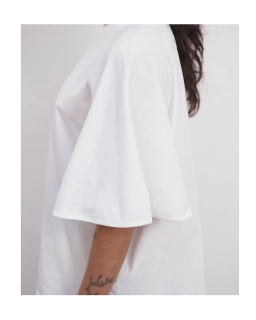 Baserange White Crew Neck T-Shirt