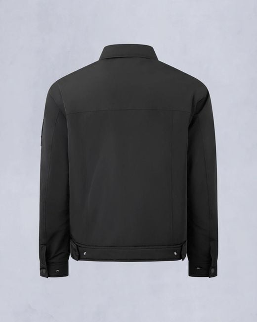 Moose Knuckles Black Button-Fastening Shirt Jacket for men