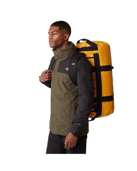 The North Face Yellow Large Base Camp Duffel Bag for men