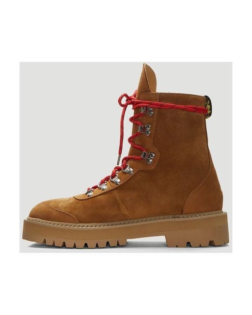 Off-White c/o Virgil Abloh Brown Ankle Boots for men
