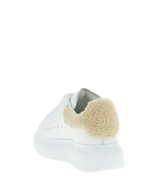 McQueen White Larry Lace-Up Sneakers