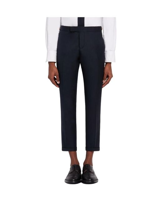 Thom Browne Black Tailored Pants for men