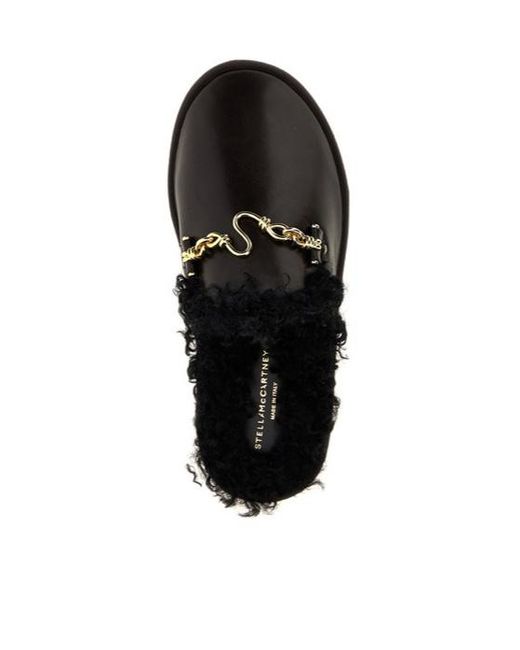 Stella McCartney Black Ryder Backless Slip-On Shoes