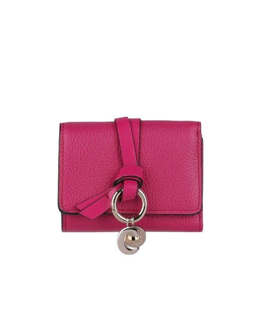 Chloé Pink Logo Wallet