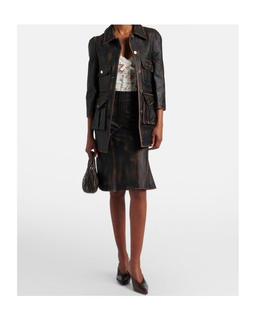 ShuShu/Tong Black Leather Jacket