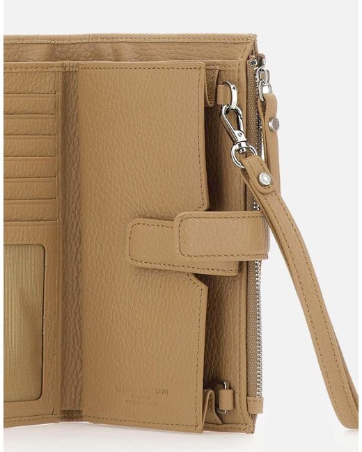 Gianni Chiarini Natural Dollaro Zip-Around Wallet