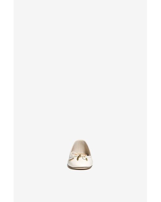 Chloé Natural Round-Toe Flat Shoes