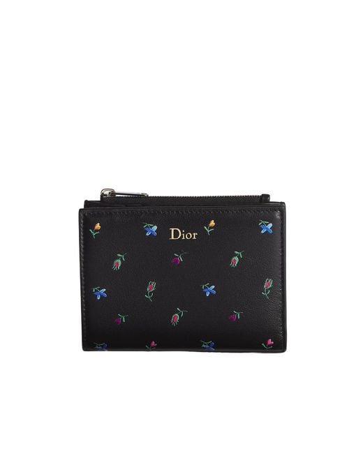 Dior Black Amour Dahlia Wallet