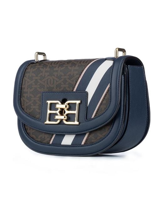 Bally Blue Flip Shoulder Bag