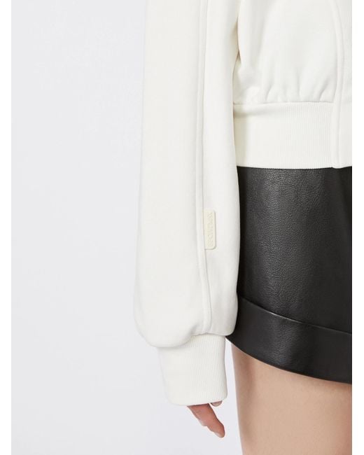 Sportmax White Crewneck Sweatshirt
