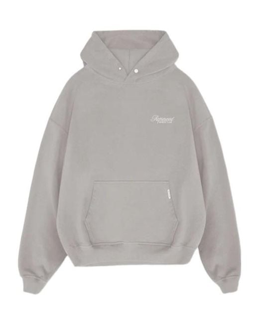 Represent Gray Owners Club Script Hoodie for men