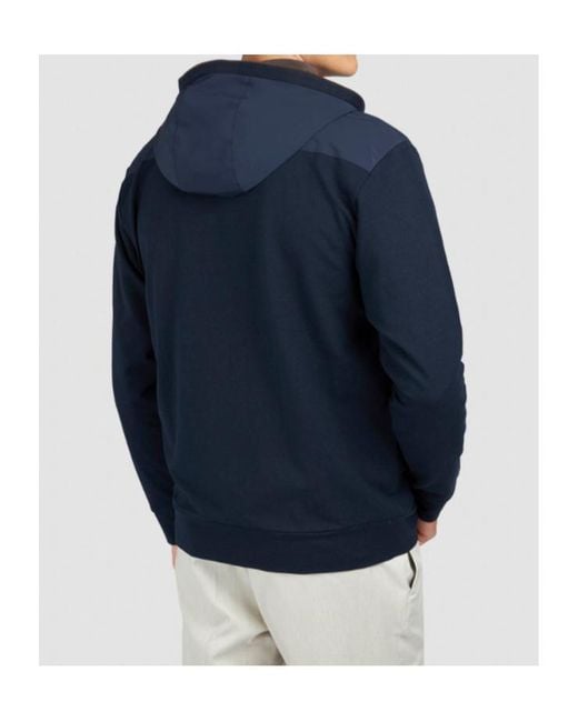 Paul & Shark Blue X-Soft Cotton Sweatshirt With Typhoon Re-4X4 Stretch Details for men