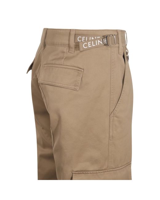 Céline Gray Cargo Pants for men