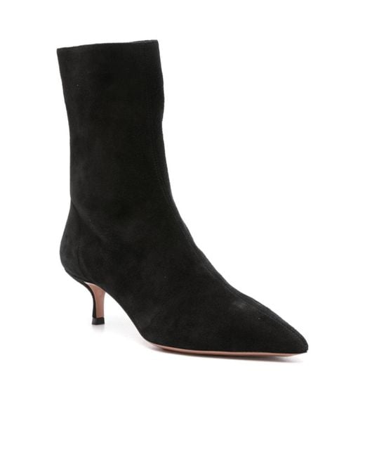 Aquazzura Black Montmartre 50 Bootie