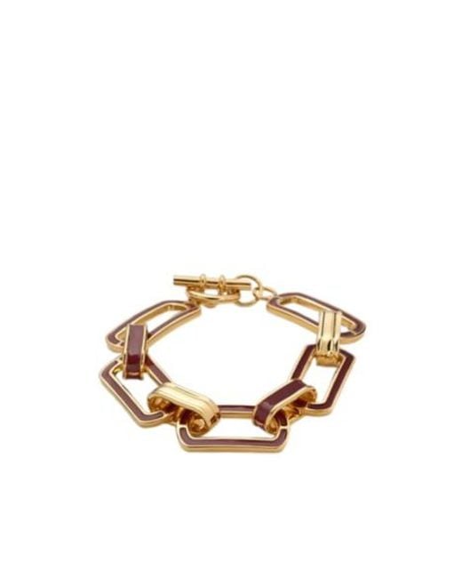 Loro Piana Metallic Link Chain Bracelet