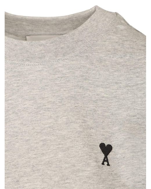 AMI White De Coeur T-Shirt