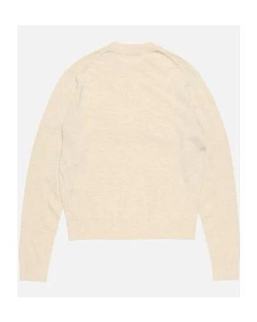 Acne Natural Crewneck Jumper for men