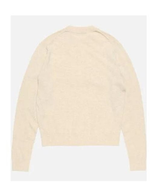 Acne Natural Crewneck Jumper for men