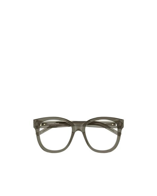 Saint Laurent Multicolor Eyewear Square Frame Glasses
