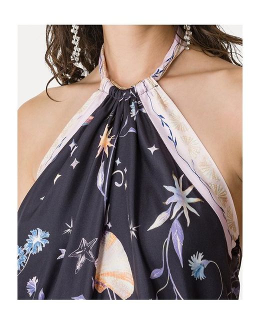 Forte_forte Purple Deliverance Print Long Elegant Dress