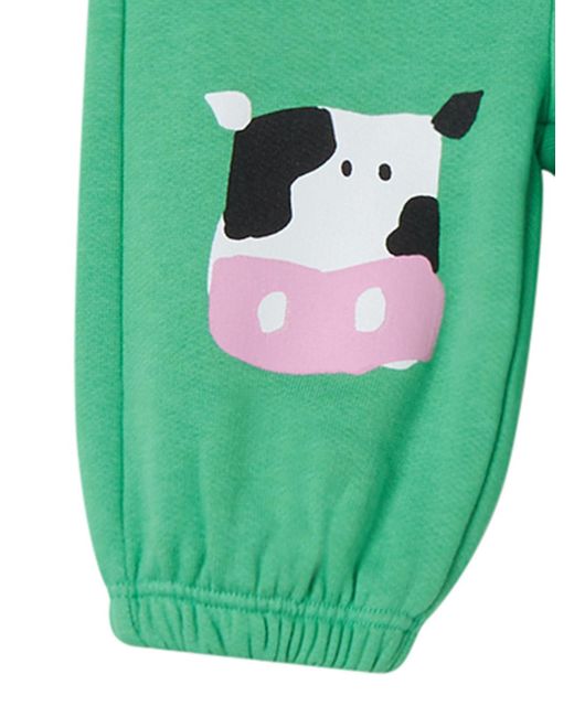 Stella McCartney Green Printed Pants