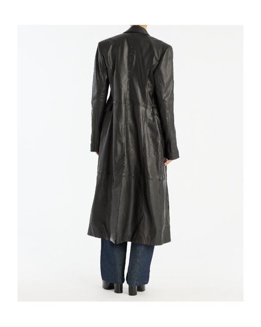 ROTATE BIRGER CHRISTENSEN Black Double-Breasted Jacket