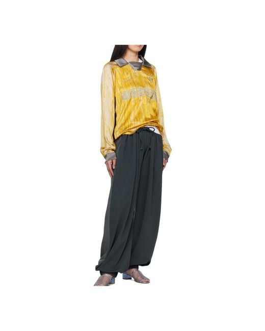 Serapis Yellow Drips Polo T-Shirt