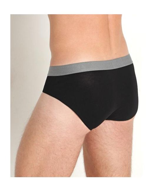 Emporio Armani Black Elastic Waist Underwear for men