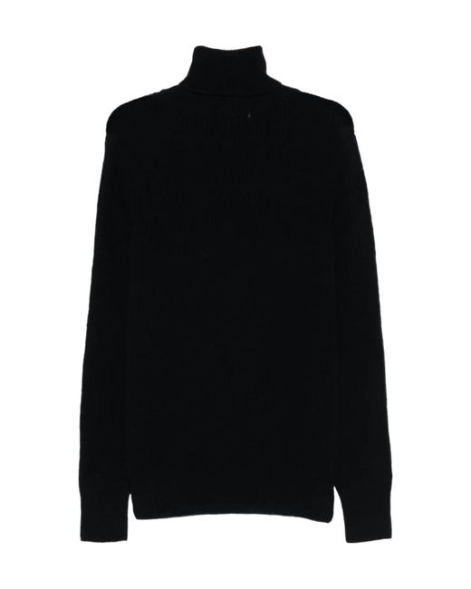 Dries Van Noten Black Turtleneck Sweater for men